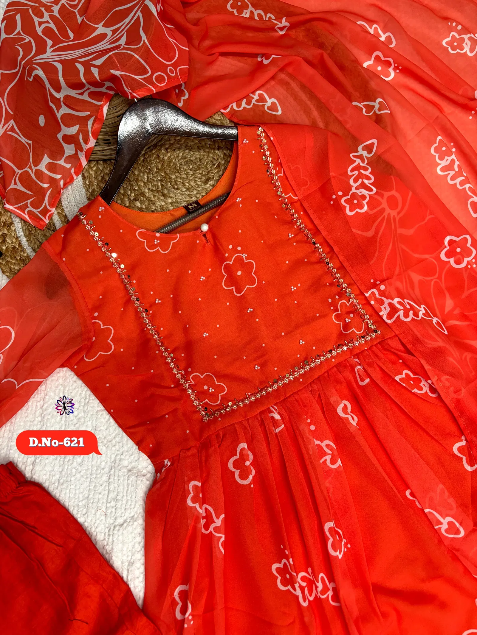 KF 621 Kalaai Faux Georgette Kurti With Bottom Dupatta Wholesale Shop In Surat